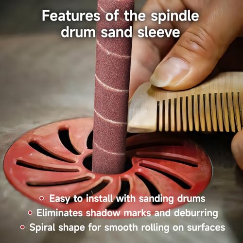 Shineboc 12 Stück 114mm Schleifhülsen für Exzenterschleife, Körnung 80, 2 x Ø 13-19-25-38-51-76 mm