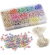 I LOVE MOM 4000 Perles D'argile Polymère à Enfiler, DIY