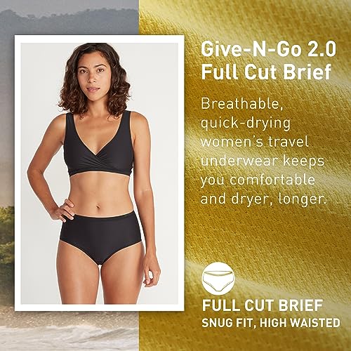 Image of ExOfficio Women's Give-N-Go 2.0 Full Cut Brief - Breathable Durable Easy Care Travel Underwear