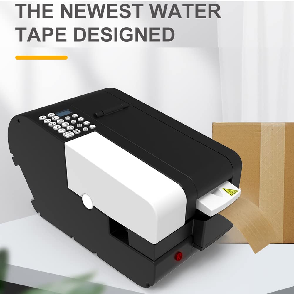 Automatischer Klebebandabroller, wasseraktiviert, One-Touch-Befeuchtung und -Dosierung, 2–8 cm breiter Kraftbandabroller, effiziente Verpackungslösung