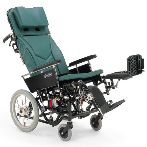 カワムラサイクル　ティルト＆リクライニング車イス カワムラサイクル リクライニング車いす A13_濃紺チェック KXL16-42