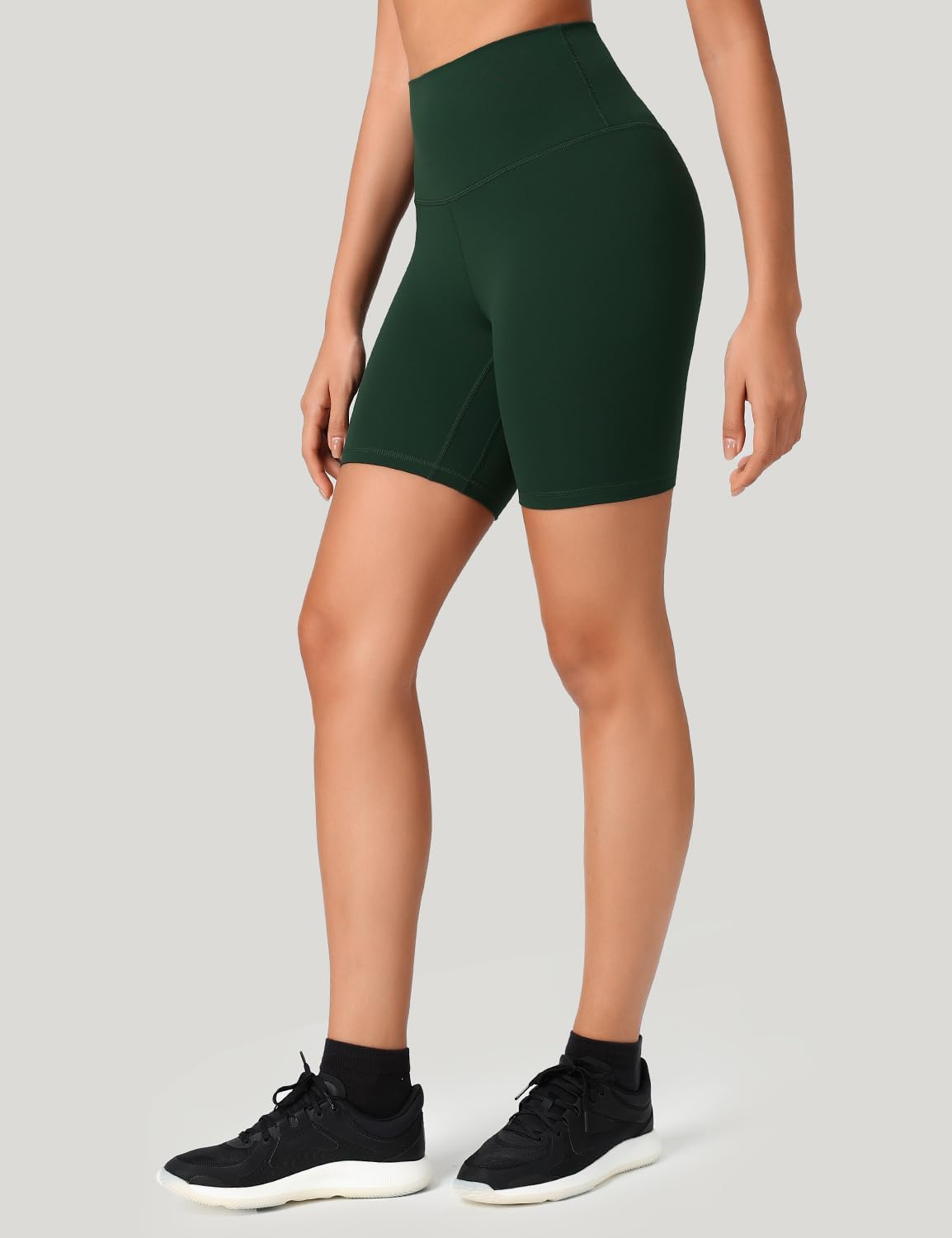 HeyNuts Workout Pro Biker Shorts 4''/ 6'', Compression High Waisted Workout Shorts - Image 2