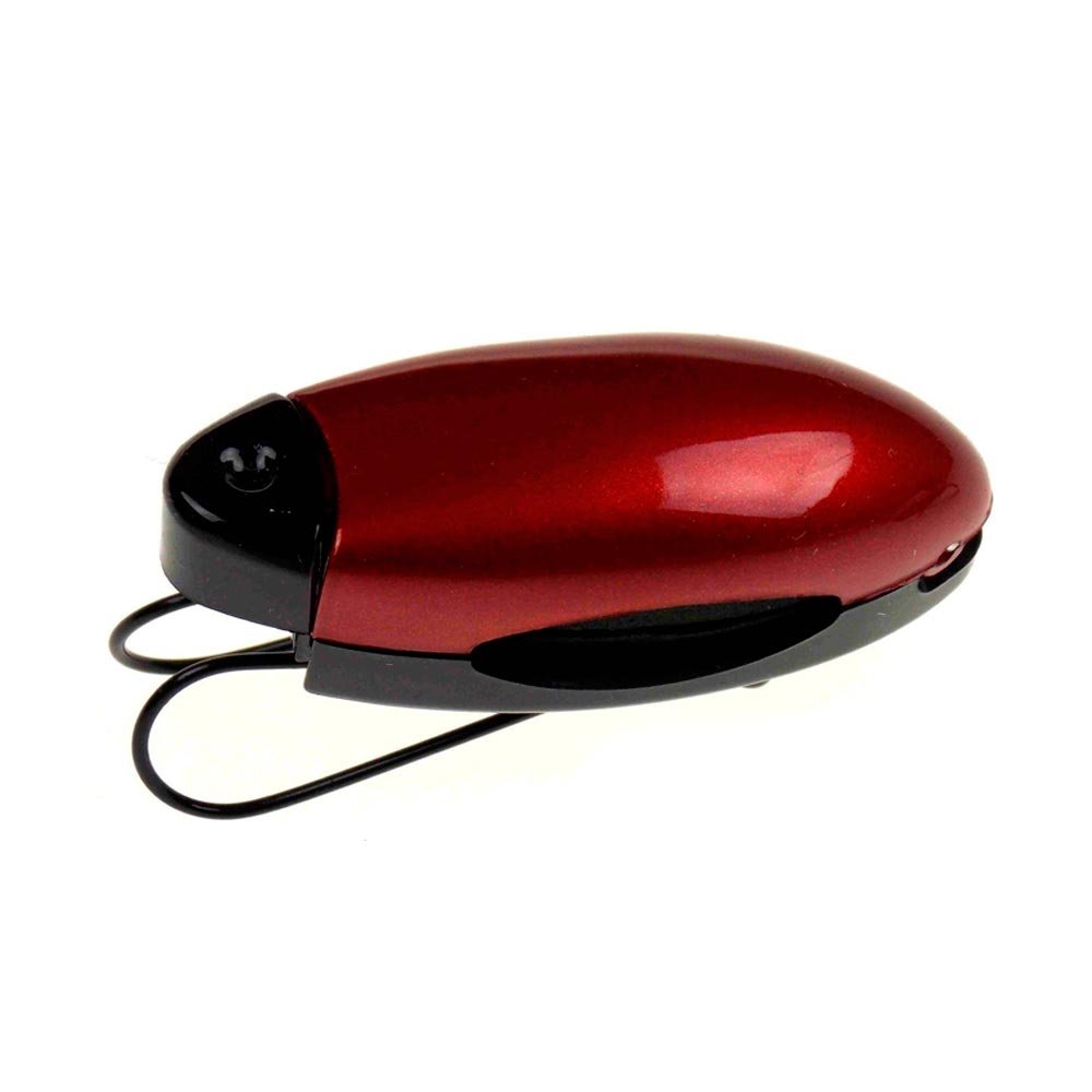 2 pc Red Black Car Sun Visor Clip Holders Sunglasses Reading Eyeglasses Card New