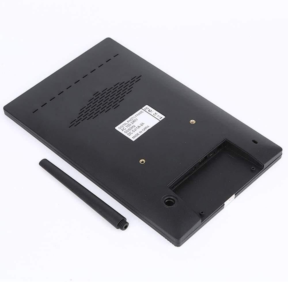 Cornice Digitale da 10 Pollici con Display IPS HD 800x1280, Lettore di Foto, Musica e Video, Supporto USB e SD.