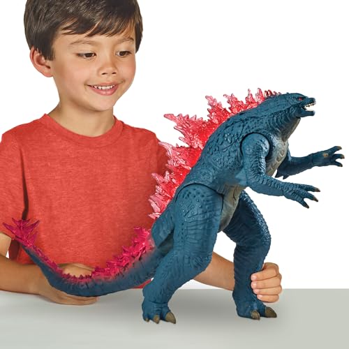 Godzilla x Kong: 13\" Mega Deluxe Heat Ray Misting Breath Godzilla Figure by Playmates Toys