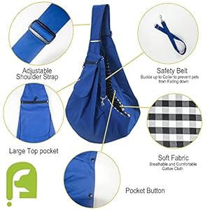 Pet-Sling-Carrier-Adjustable-Shoulder-Strap-Puppy-Tote-Hands-Free-Reversible-Pet-Backpack-for-Outdoor-Travel-Blue - Cucciolini Doodles   Pet-Sling-Carrier-Adjustable-Shoulder-Strap-Puppy-Tote-Hands-Free-Reversible-Pet-Backpack-for-Outdoor-Travel-Blue