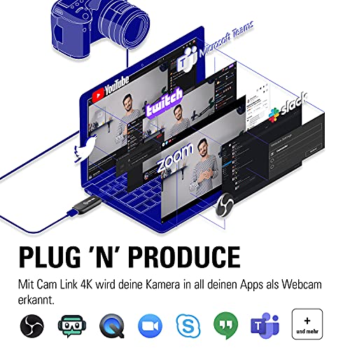 Elgato Cam Link 4K Capture-Card für externe Kamera-Aufnahmen