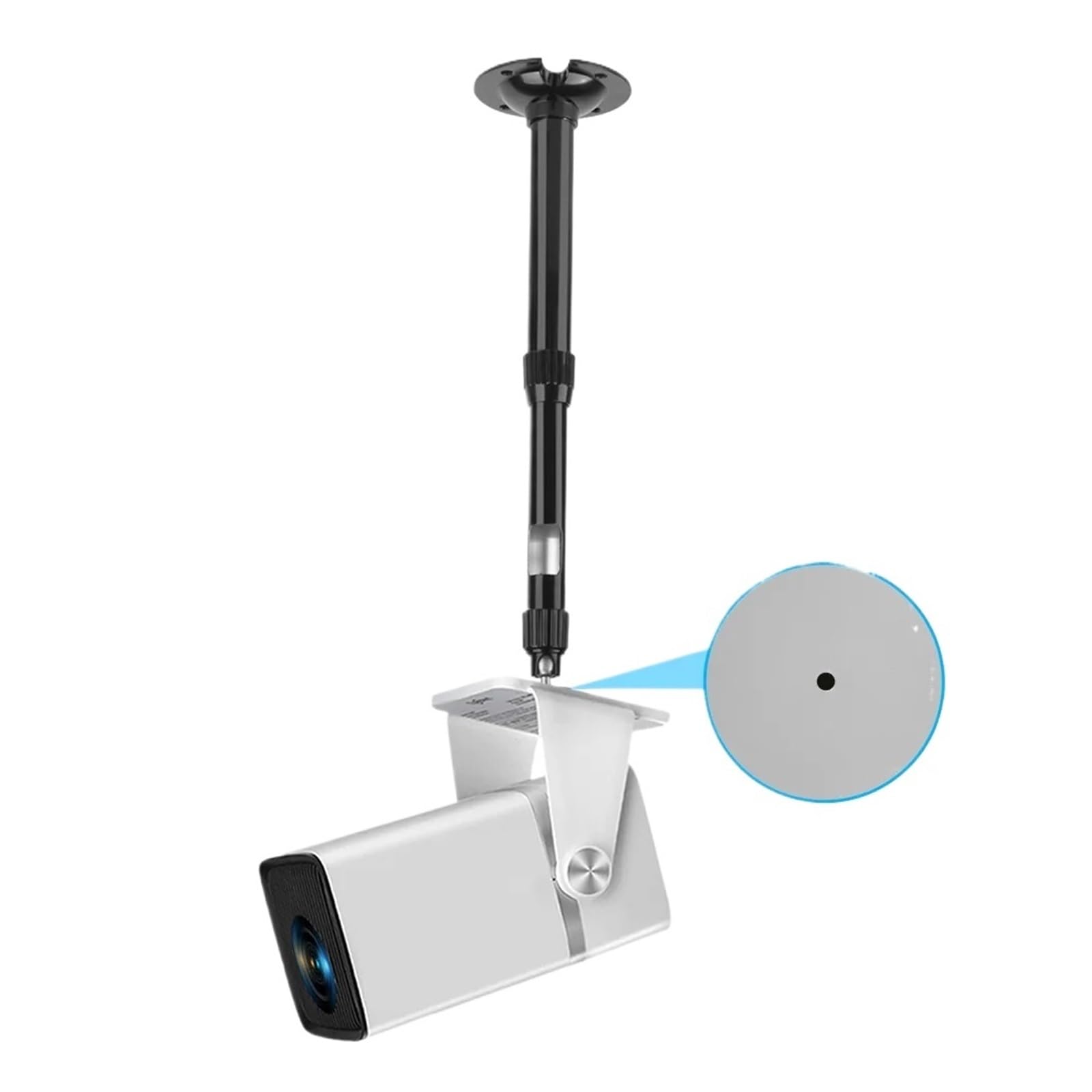 Supporto for Proiettore, Gancio for Proiettore In Alluminio Nero
