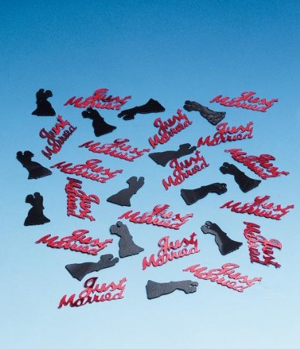 Tib Heyne Streu-Konfetti: Brautpaar und «Just Married», 15 g [Importación Alemana]