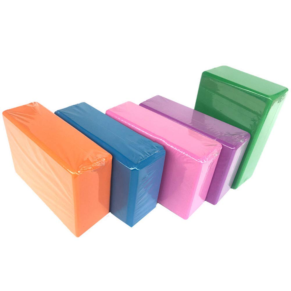 AIZYR Bloque De Yoga, Bloques Yogaer Yoga - Espuma EVA De Alta Densidad Bloque De Ejercicio Monocromo, Soporte Instantáneo Y Mejora Tus Poses Y Flexibilidad,Verde