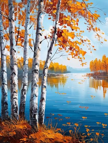 Cadeau femme kits loisirs créatifs adultes de peinture guidée sur grand châssis