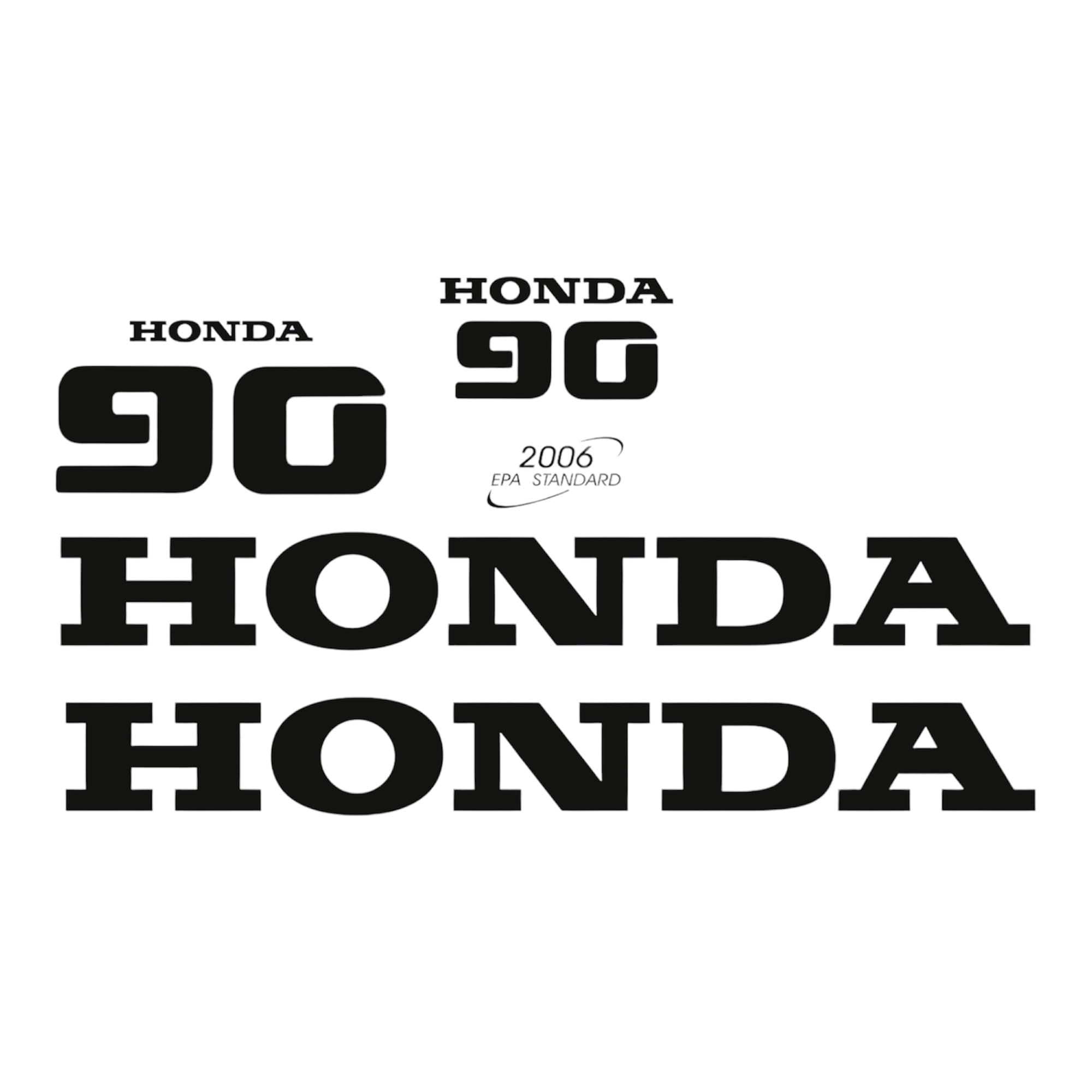 ricambio adesivi compatibile per HONDA 90CV 2006 EPA STANDARD