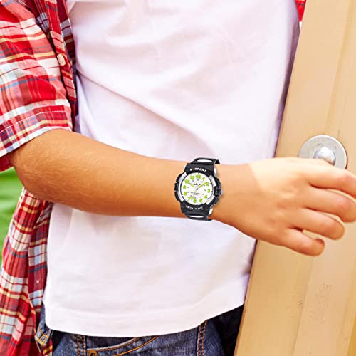 Image of Juboos Kids Watch Analog for Boys Girls, Childrens Waterproof Soft Strap Kids Time Teaching Quartz Wristwatch for Ages 5-15