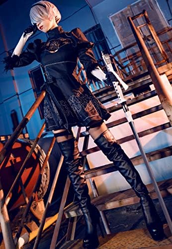 [milky time]ウィッグ付き NieR:Automata (ニーアオートマタ) 2B ヨルハ二号B型 コスプレ ハロウィン ニーア 詳細画像3