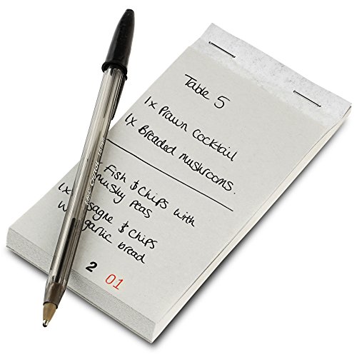 Restaurant Order Pad with Duplicate Sheet Pack of 10