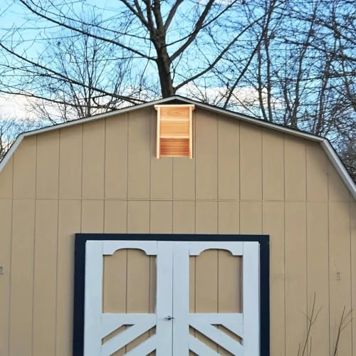 CEDAR ALPHA XL Bat Houses for Outside Clearance 16\"x12\" - Cedar Bat Box for Outdoor- Wall Post Pole Mountable - Alaskan Old Gowth Red Cedar - Bat Supplies for Wildlife Enthusiast Choice - Thumbnail 7