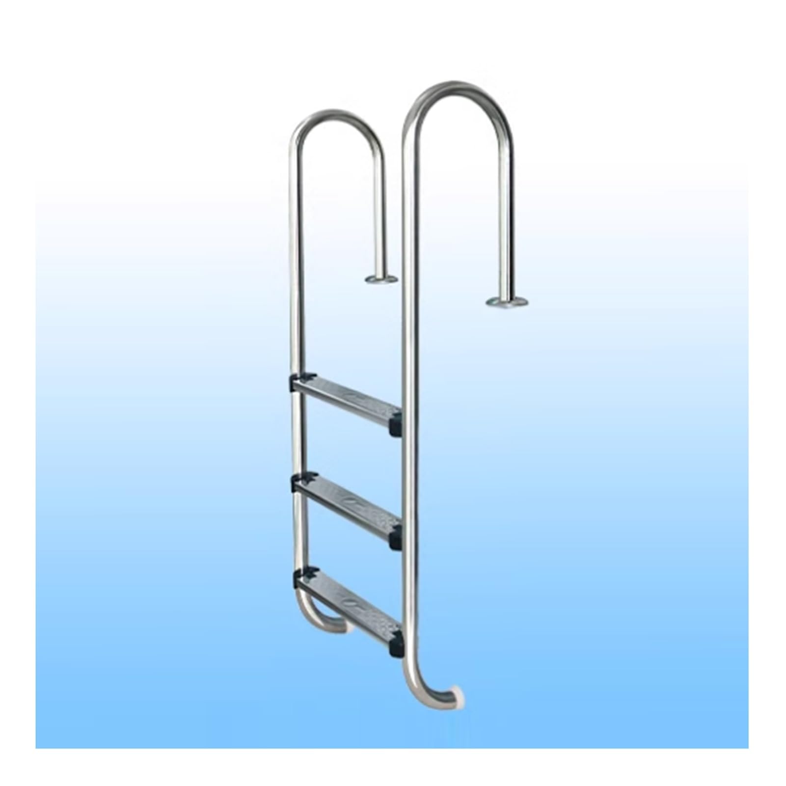 Escalera para Piscina, Escalera para Piscina de 2/3 Niveles de Alta Resistencia con pasamanos, Adecuada para Piscinas enterradas (3 Niveles).