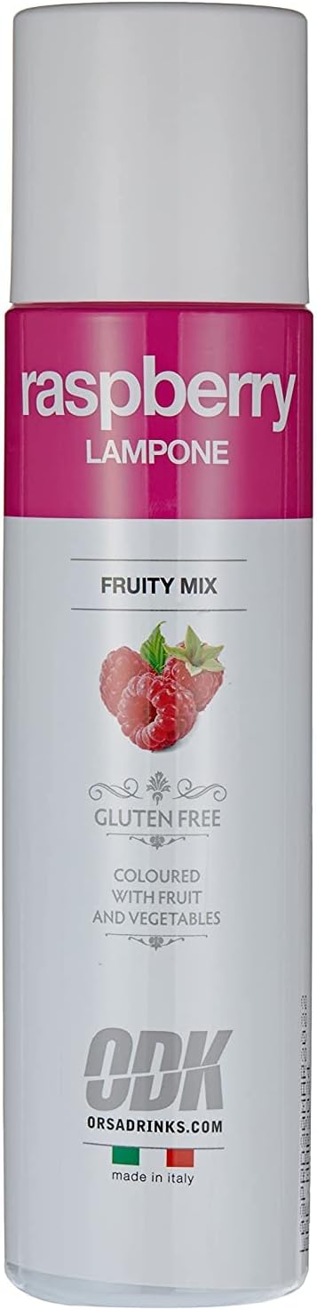 Raspberry Puree Infused Fruit Syrup - Cocktails, Smoothies, Cooking, Baking and Desserts - 75cl