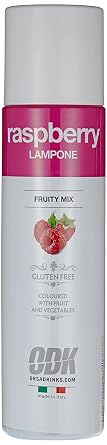 ODK Raspberry Puree Infused Fruit Syrup - Cocktails, Smoothies, Cooking, Baking and Desserts - 75cl