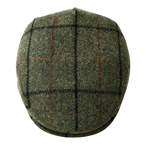Image of FEINION Men's Wool Tweed Newsboy Ivy Cap Gatsby Golf Flat Hat