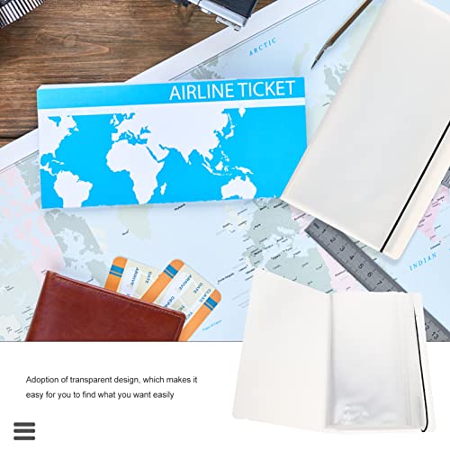 Zerodeko Ticket Aufbewahrung Ticket-Stub Ticket-Buch Loseblatt-Ticket-Organizer Ticket-Erinnerungsbuch Sammelalbum Zum Aufbewahren Von Air-Film-Konzerttickets B Ticket Organizer