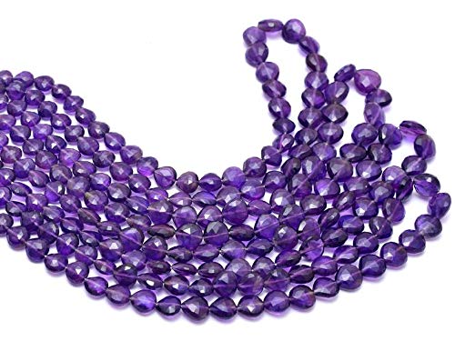 Améthyste perles de fantaisie cœur briolette pour cadeau bijoux