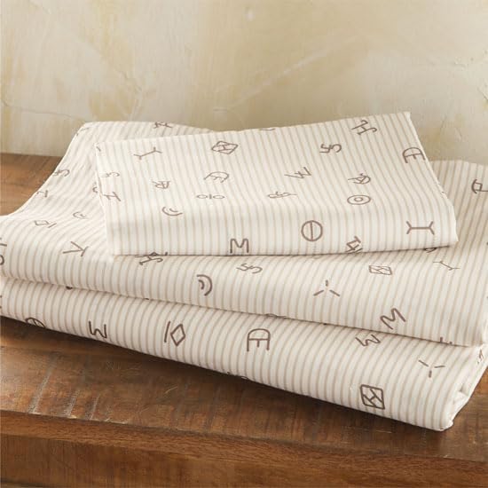 Western Cowboy Sheet Set – Full Size 4-Piece – Vintage Tumbleweed Trail Design – Brown & Cream – 100% Cotton – Soft & Breathable - View #10