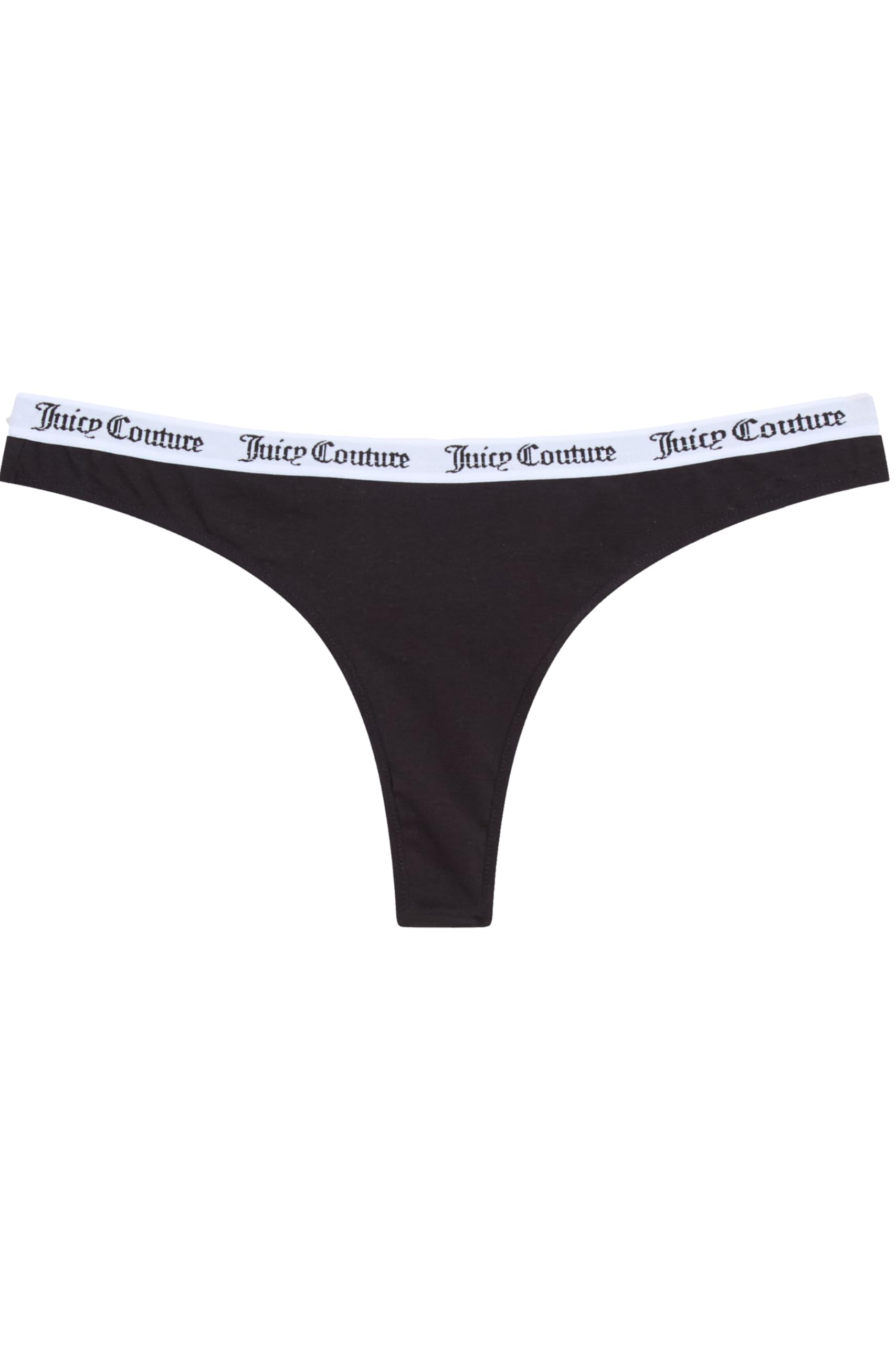 Juicy Couture Damen Dana Cotton Thong 3-Pack Multipack Tanga Slip G-String Unterwäsche Pack für Sport Freizeit Fitness in Versch. Farben Unterwäsche (3er Pack)