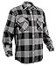 Rothco Buffalo Plaid Flannel Shirt - Rugged Comfortable and Warm Outdoor Shirt Jacket (US, Alpha, 3X-Large, Regular, Regular, Grey Plaid)