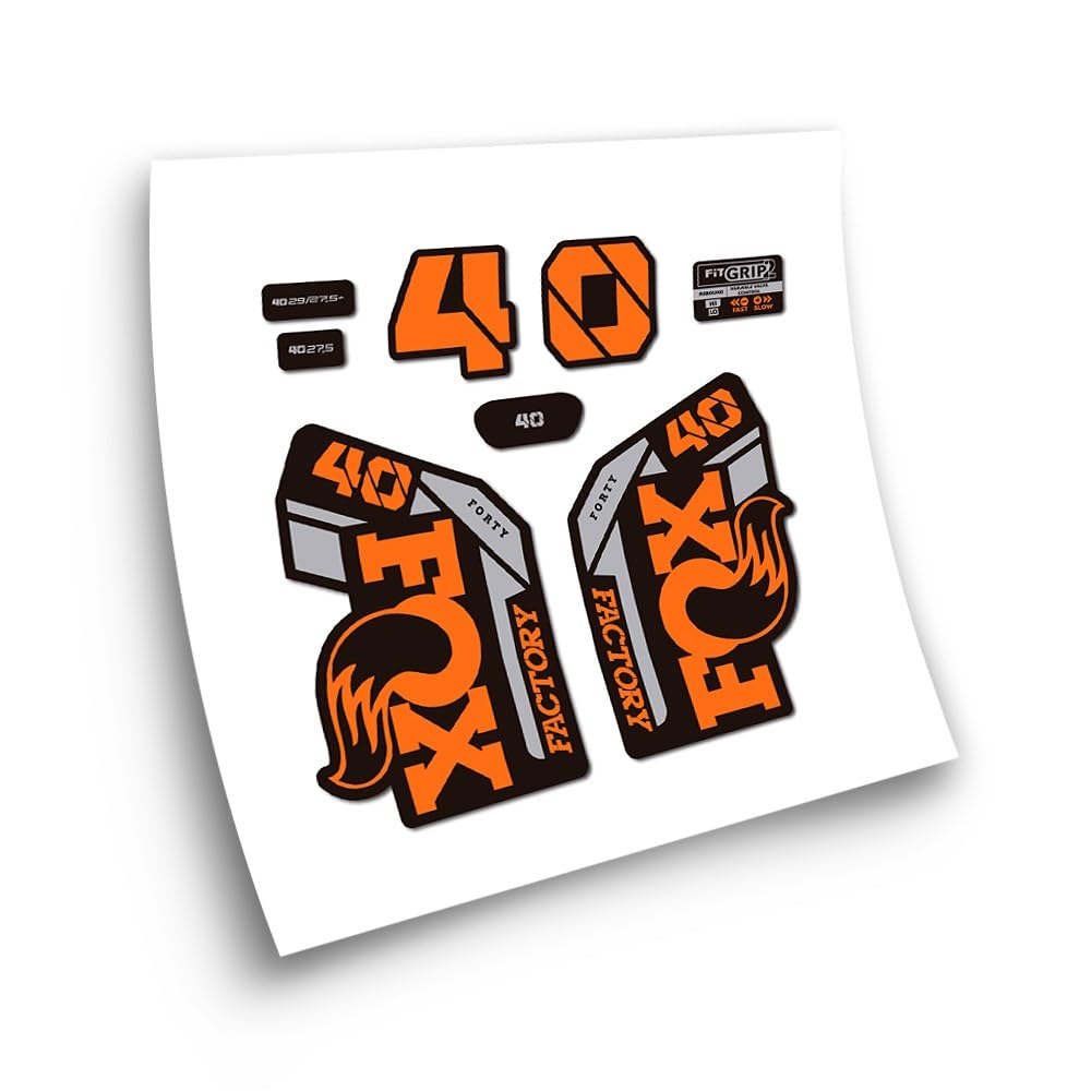 STAR SAM Stickers Compatible with Fox 40 Heritage Collection 2021 Orange 1 cm