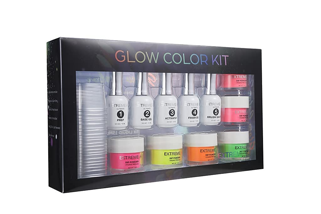 EXTREME+ Glow in the Dark Dipping Powder Kit