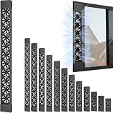 Doppelter, Bohrfreier Fensterlüfter, Vertikale Teleskoplüftung, Passend Für Fenster Von 38–44 Cm (14,96–17,32 Zoll), Variable Drehzahlregelung, Fensterlüfter Für Küche, Bad Und Wohnung Zur One