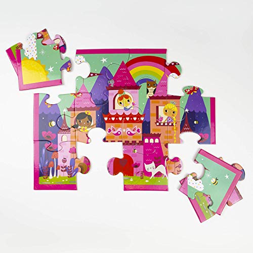 Princess Castle Pouch Puzzle: 12 Pieces