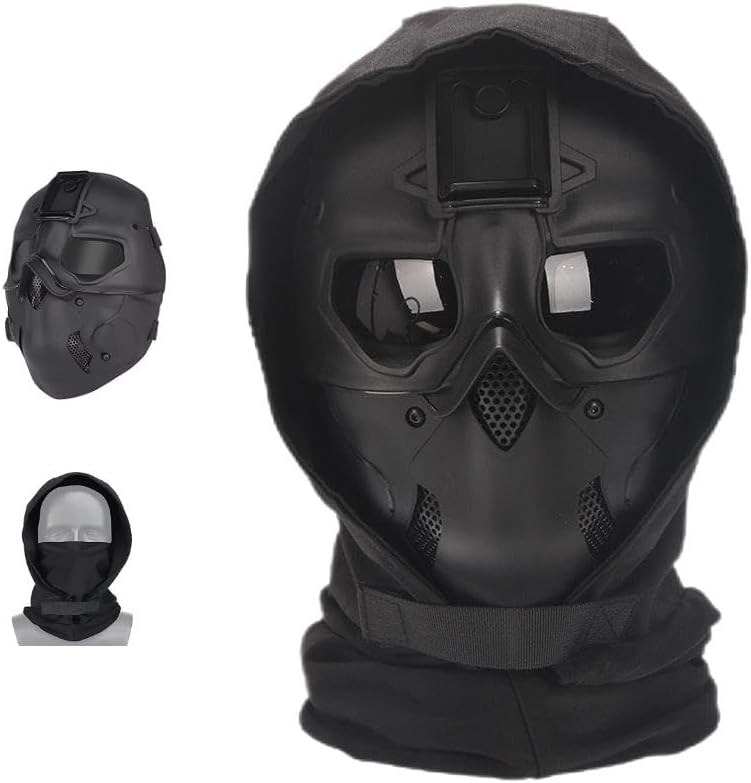 Airsoft MaskTactical Wild Mask，Adjustable Balaclava Face Mask for Outdoor Sport Cosplay Costume Movie Shooting