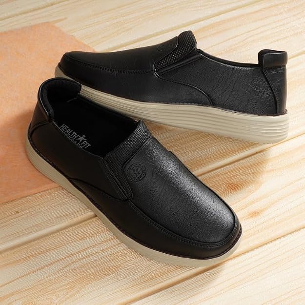 Image of HEALTH FIT Super Comfortable & Breathable Soft Sole Ultra-Lightweight Shoes Everyday Stylish & Durable Classic Design Shoe for Men's 1732