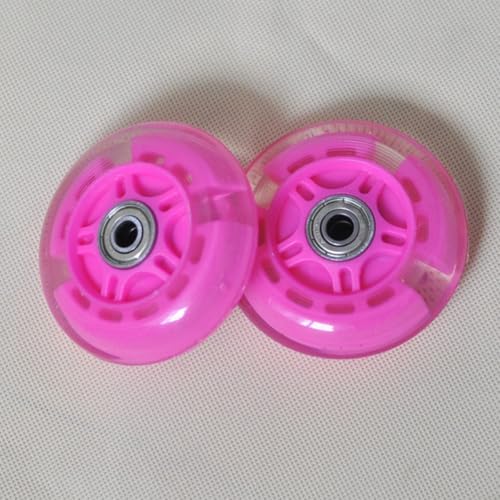 BESTonZON 2 piezas Ruedas de Entrenamiento para Bicicleta con Material Luminoso PU y Rodamientos, Ruedas Auxiliares Estables para Estabilizadores de Bicicleta, Adecuadas para Niños y Accesorios de Bicicleta miniatura 5