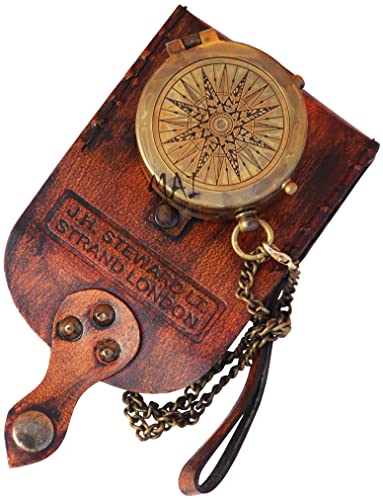 MAI Pocket Compass For Hiking, Survival Instrument Antique 'So You Can Always Find Your Way Back Home' Engraved Camping Pocket Compass Nautical Vintage Navigation Outdoor By - Image 5