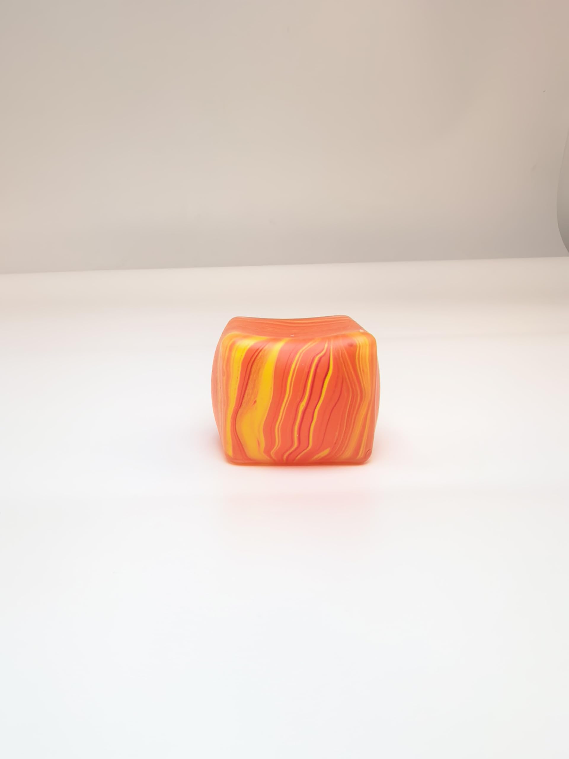 FazaVexior 1Pcs 5cm Fidget Toys Squishy Stress Doh Cube, Giant Stress Balls for Kids Adults Squishy Anxiety Stress Relief Ice Fidget Cube Sugar Balls, Sensory Toys for Kids with Autism