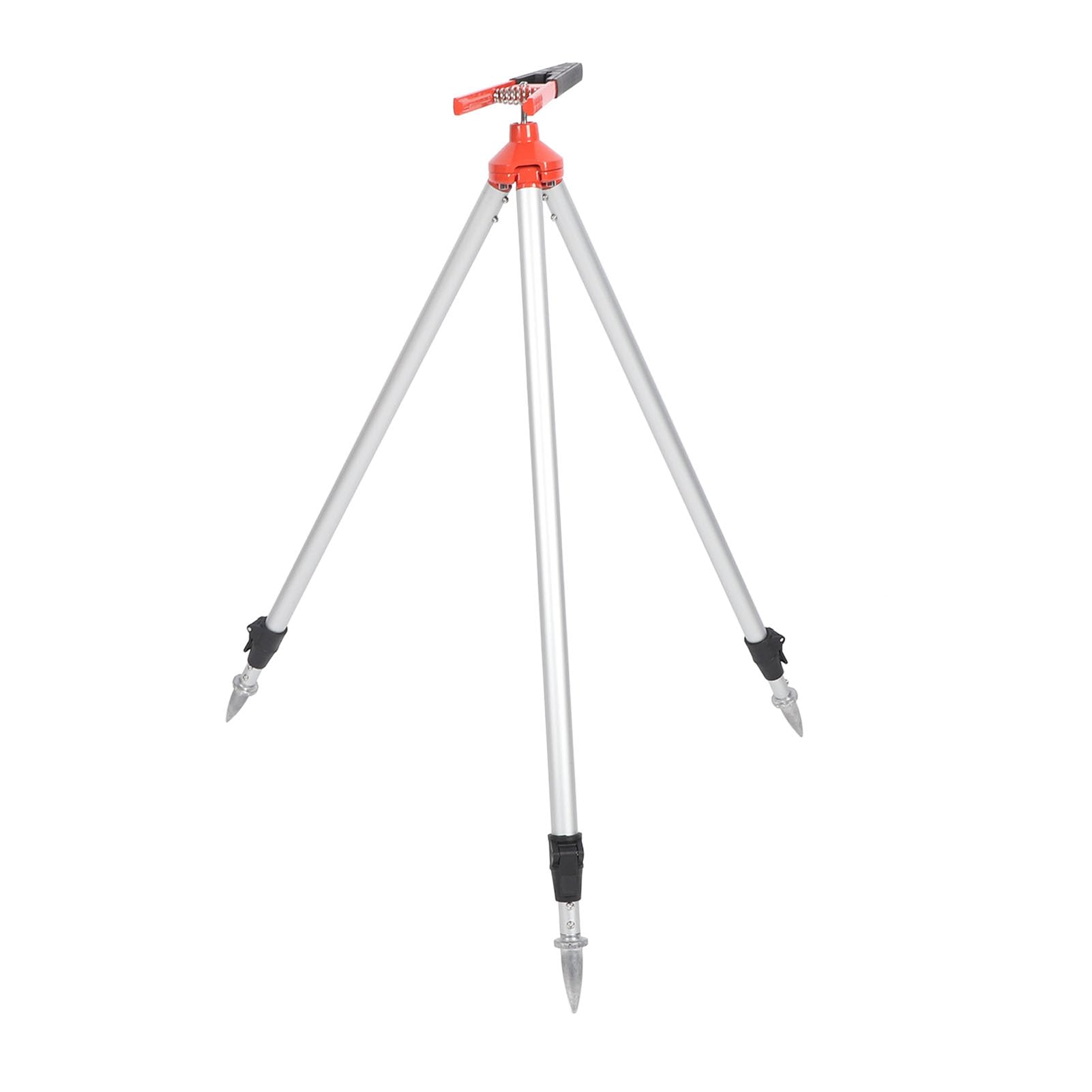 Trípode Profesional para Nivel Láser, Aleación de Aluminio, Altura Ajustable 75-120 cm, con Burbujas Retractables, Bolsa de Transporte, para Sitios de Construcción