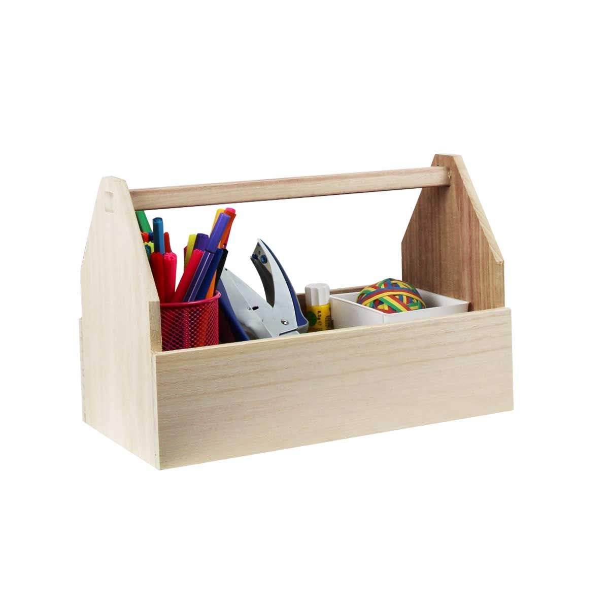 Artemio Wooden Tool Box Beige 30 cm