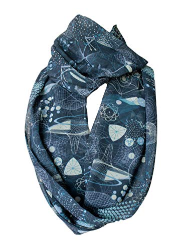 Etwoa Sacred Geometry Symbols Infinity Scarf Circle Loop Tube Scarf3