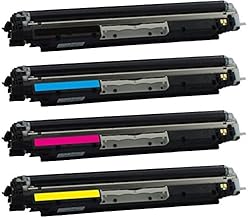 PrintStar 126A Toner Cartridge Bundle Combo Compatible For HP 126A - CE310A, CE311A, CE312A, CE313A Color LaserJet Pro 100 MFP M175nw / CP 1025nw / TopShot LaserJet Pro M275 MFP Multi Color Toner (Black, Magenta, Yellow, Cyan)