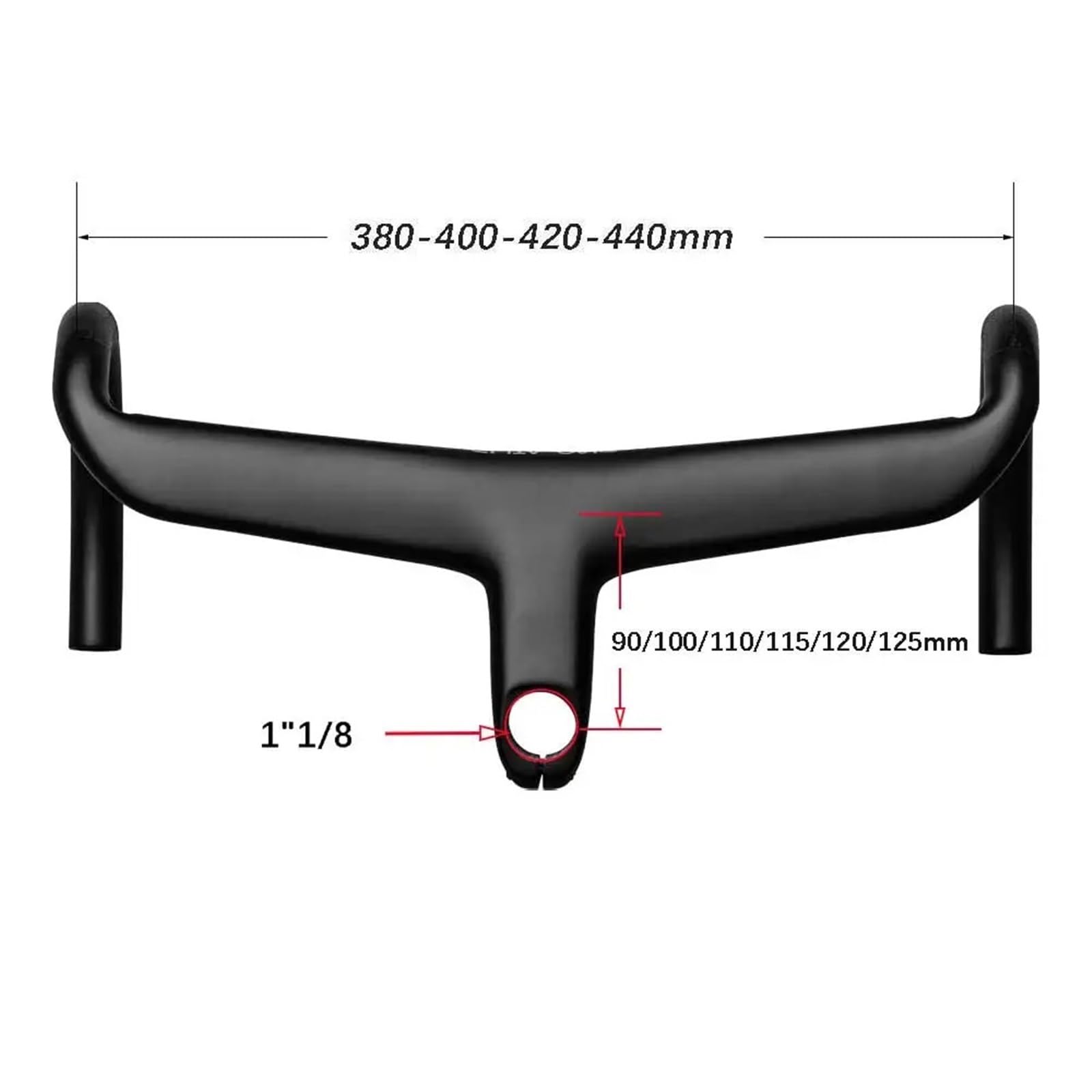 Manillar De Fibra De Carbono For Ciclismo De Carretera