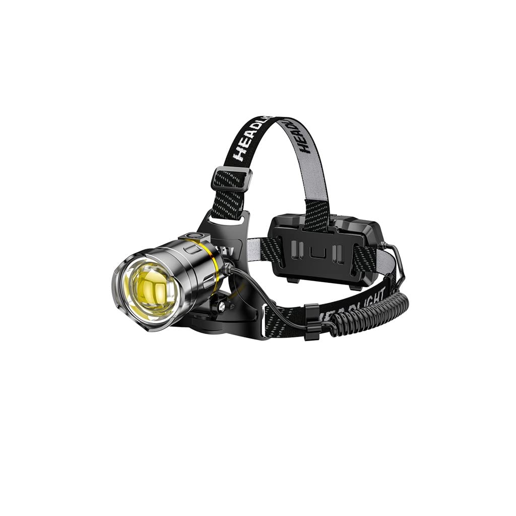 OYYMTE Induction Headlight Head-Mounted Strong Light Rechargeable Fishing Light Outdoor Long Life Miner's Lamp Flashlight