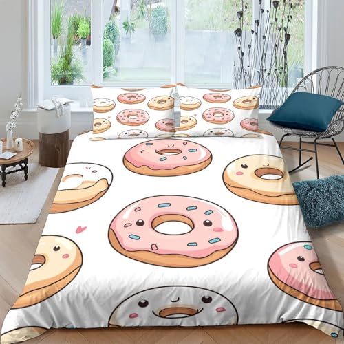 Housse de couette 3D hypoallergique et résistante en microfibres pour lit double - 4