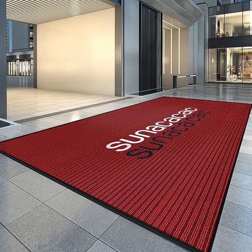 HARVEST HOUSE Paillasson D'entrée Extérieur Intérieur Personnalisé Tapis Commercial avec Logo,...