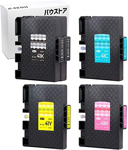 Amazon.co.jp: リコー RICOH GC41 Mサイズ 4個セット 顔料 互換インク 