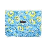 BLOCK N STYLE Cotton Hand Block Print Laptop Sleeve Case Bag Compatible with MacBook Air/Pro, 13-13.3 inch Water-Resistant Notebook, Travel Carrying Case Protective Portable Computer Bag, Blue 3
