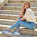Imagen de GURGER Zapatillas de Cuña para Mujer Bambas Cuña Zapatos Deportivas Ligeras y Transpirable Wedge Plataforma Sneakers Azul 38