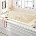 American Standard 2772018W.020 Cadet 5-Feet by 42-Inch Whirlpool with Hydro Massage System-I, White